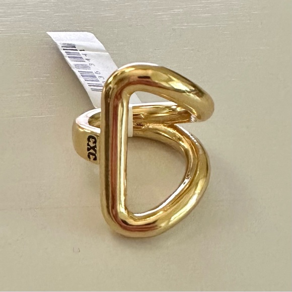 CXC NWT 8 9 Victoria Ring in Gold • Chunky Rounded Statement Piece • Boutique - Picture 3 of 16